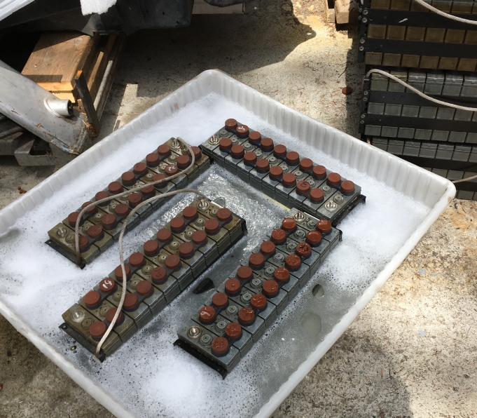 Battery bath